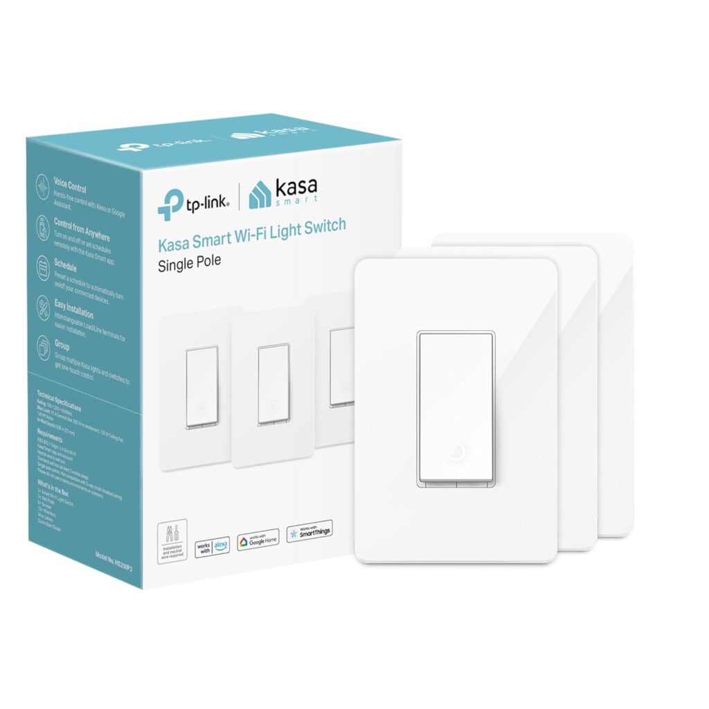 Kasa Smart Light Switch (HS200P3, 3-Pack) Review: Seamless Whole-Home Smart Lighting
