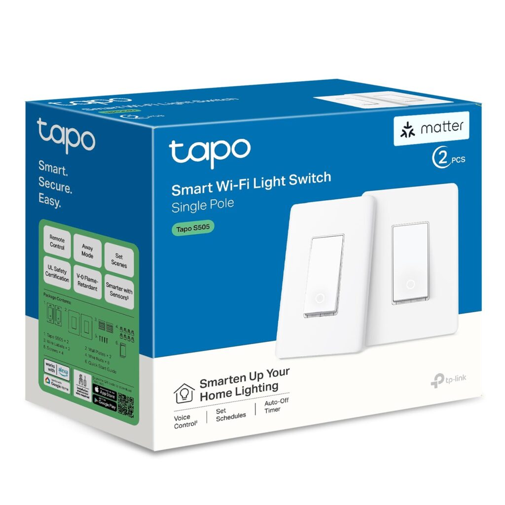 TP-Link Tapo Matter Smart Light Switch (Tapo S505, 2-Pack) Review: The Ultimate Cross-Platform Smart Lighting Upgrade