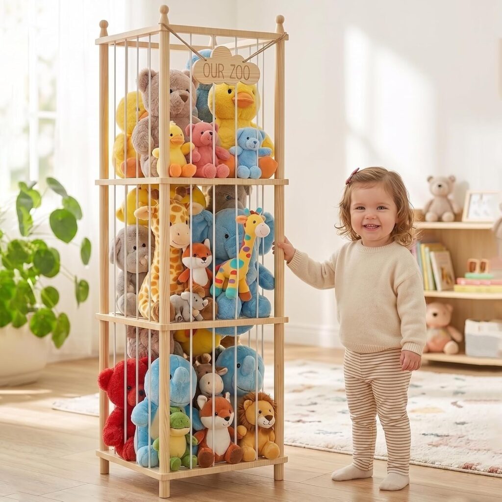 Stuffed Animal Storage Tower (54-Inch) Review: The Ultimate Space-Saving Toy Zoo