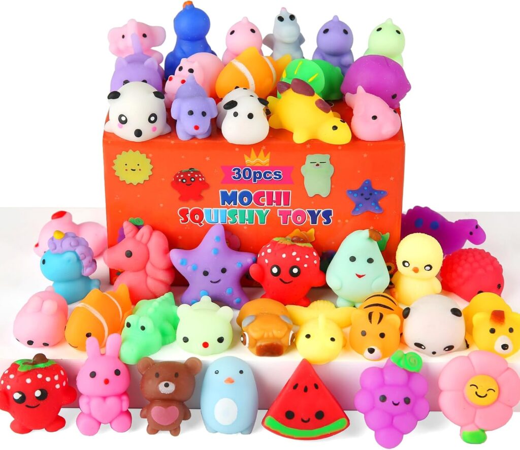 30 Pack Squishy Toys, Kawaii Squishies Party Favors for Kids 4-8 8-12 …