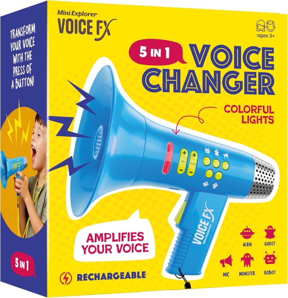 5 In 1 Voice Changer for Kids – Voice Changing Device for Boys & Girls