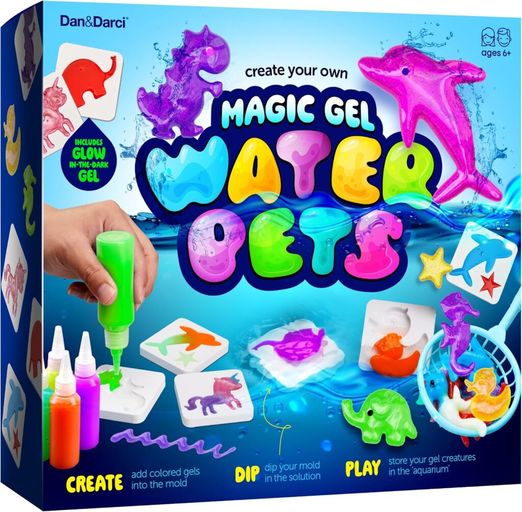 Magic Gel Water Pets Kit for Kids – Gifts for Kids – Squishy Maker Set
