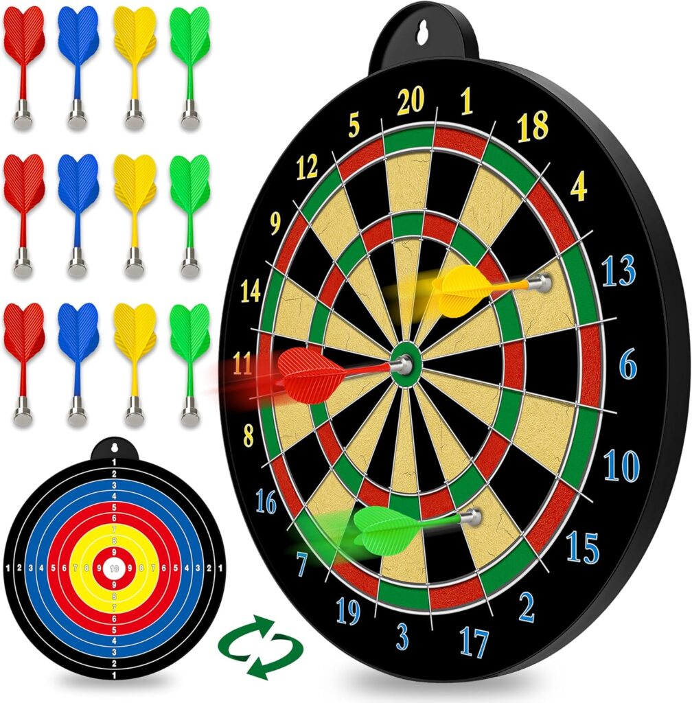 Magnetic Dart Board with 12 Darts Review: The Ultimate Safe Indoor & Outdoor Target Game