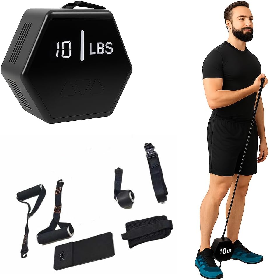 in Motion Flex USB Rechargeable Smart Home Gym Equipment | Portable Compact Digital Cable Machine Ad…