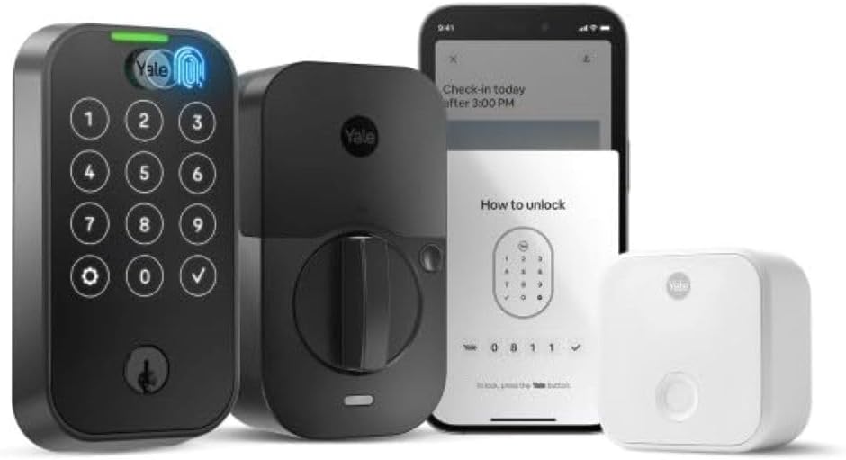 Yale Assure Lock 2 Touch Fingerprint Deadbolt with Wi-Fi, Black Suede