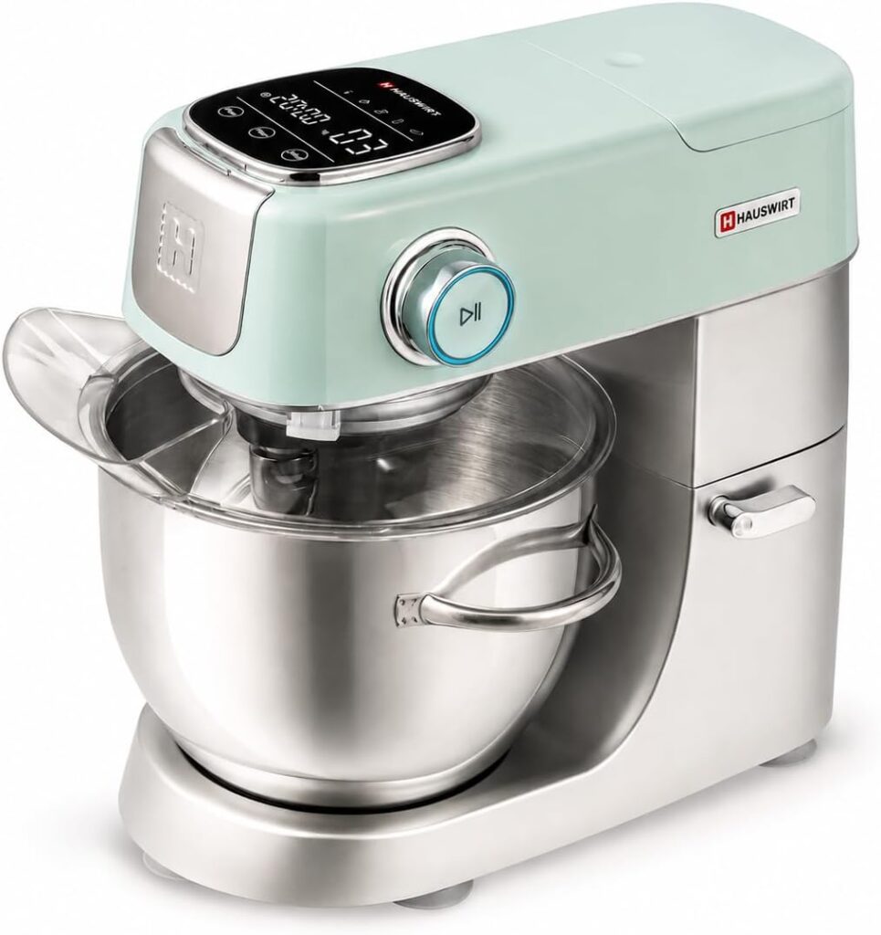 Hauswirt 5.3QT Stand Mixer, LED Touch Screen, Quiet Operation, 11-Speed