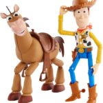Mattel Disney and Pixar Toy Story Woody & Bullseye 2-Pack, Ages 3+