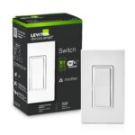 Leviton Decora Smart Switch, Wi-Fi, D315S-1RW, White