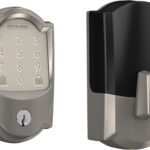 Schlage Encode Smart WiFi Deadbolt Lock with Camelot Trim, Satin Nickel
