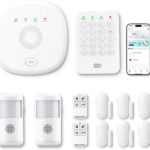 PGST Home Security Systems 12-Piece Kit (Newest Model),WiFi+GSM/4G with Mobile App Control and Alert…