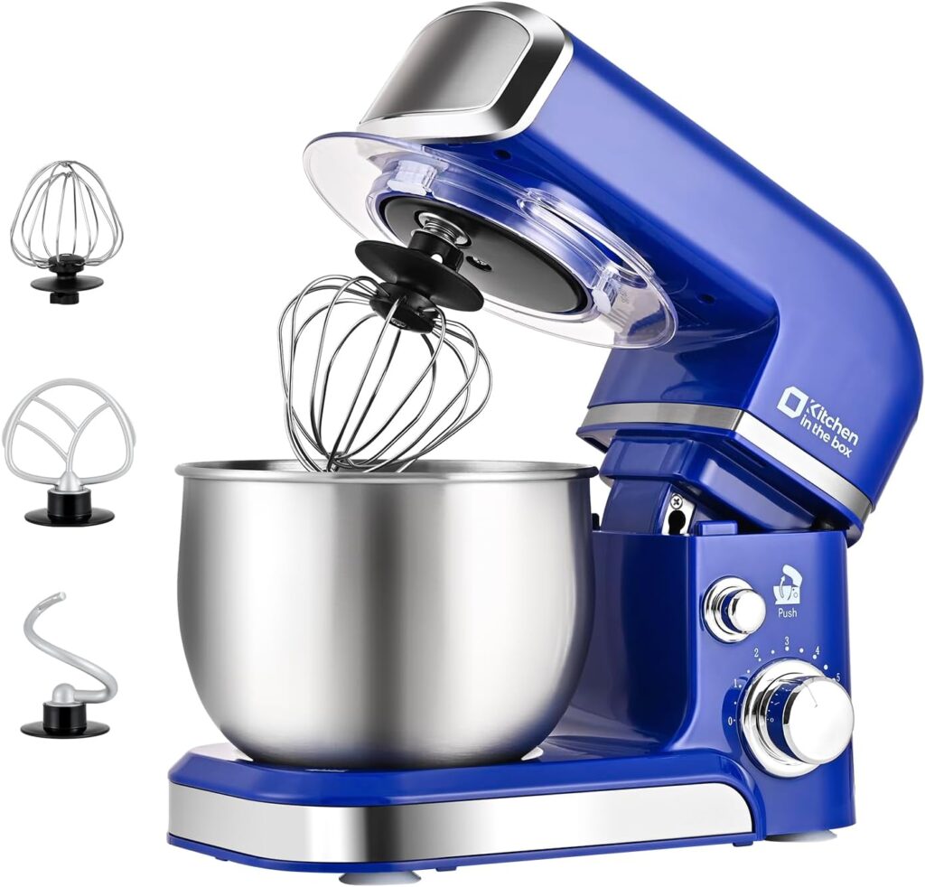 Kitchen in the box Stand Mixer,3.2Qt Mini Electric Food Mixer,6 Speeds Portable Lightweight Kitchen …