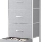 Sweetcrispy 4 Storage Drawer Dresser, Storage Cabinet, Clothes Organizer