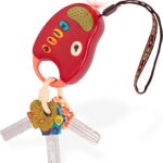 B. toys FunKeys Toy with Lights and Sounds, Red Key Fob, Pretend Play