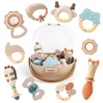 Baby Rattles & Teethers Set, Baby Toys 0-6 Months, Teething Toys 3-6 M…