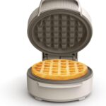 bella Stack & Store Mini Waffle Maker, 4-Inch Non-Toxic Ceramic, Oatmilk