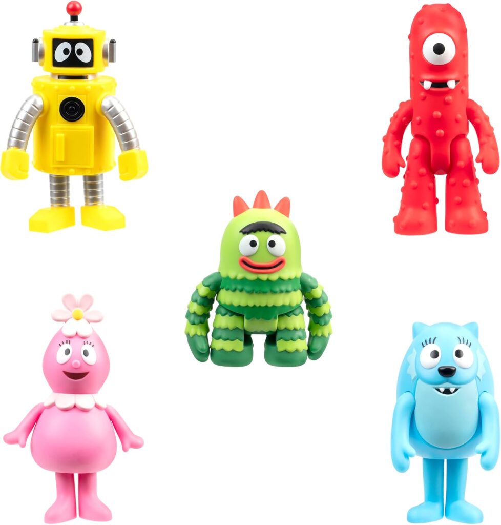 Jazwares Yo Gabba Gabba! Friends – Includes Articulated Figures—Muno, …