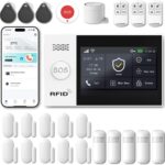 WiFi Wireless Alarm System for Home Security – 24/7 Protection Smart Home Devices 4.3″ Touch Screen,…