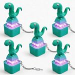 5Pcs Lizard Button Fidget, Lizard Keychain Sound, Cute Lizard with Col…