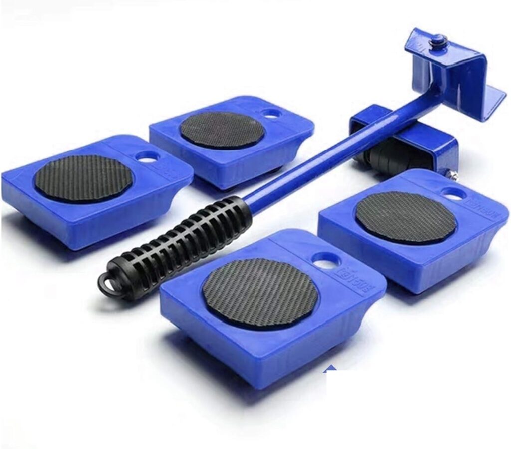 Easy to Use Large Furniture Wheel Sliders – Appliance Lifter and Mover Tool Set – Heavy Duty Roller …