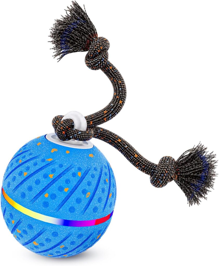 Smart Interactive Dog Toys Ball for Aggressive Chewers Medium Large,E-…