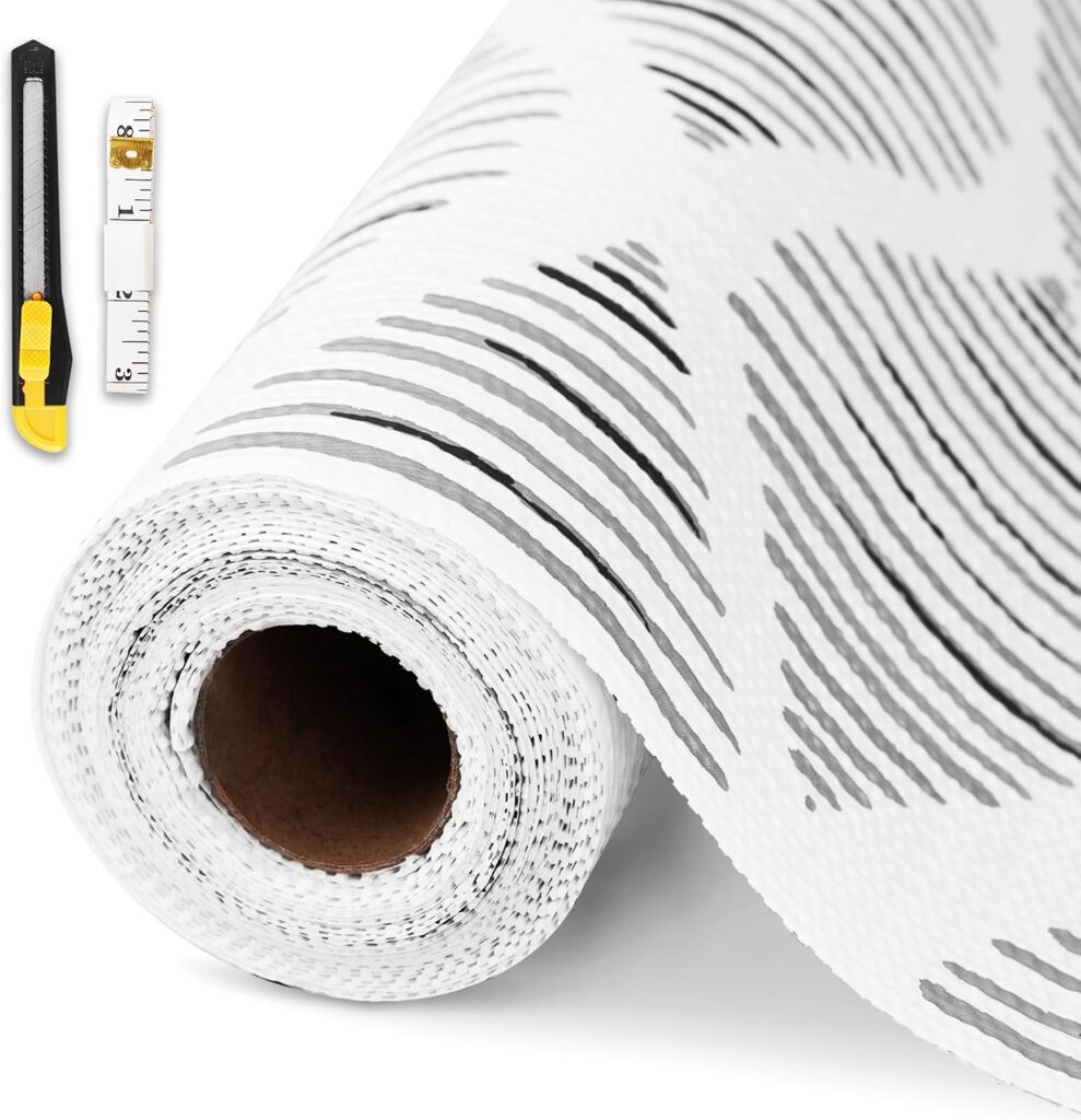 Drawer and Shelf Liner for Kitchen Cabinet Non-Adhesive 12in x 20FT