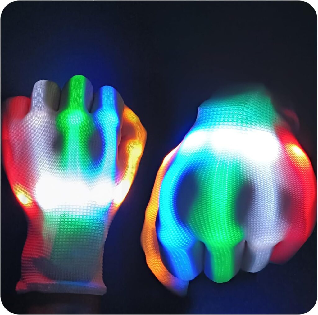 Toys for Ages 8-13 LED Gloves Toys for Boys Age 8-10 Light Up Gloves C…