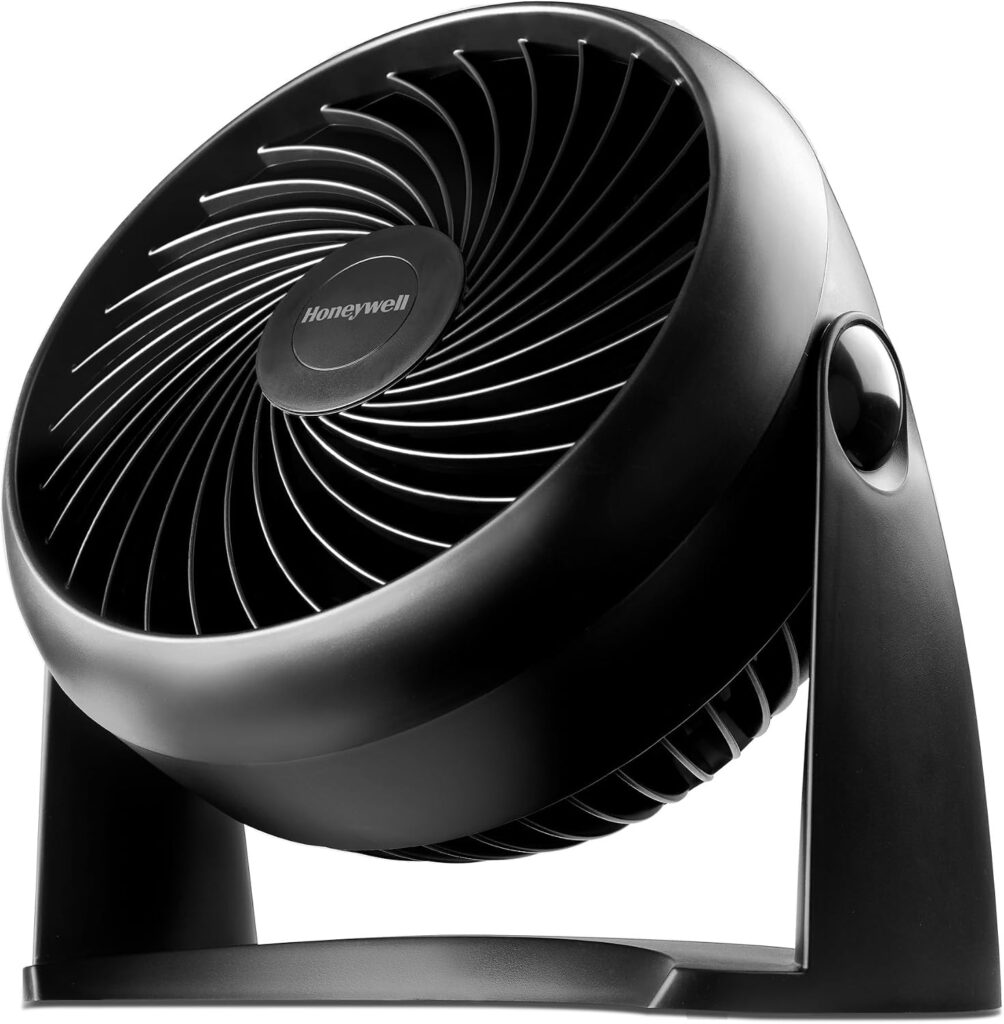 Honeywell TurboForce Air Circulator, Small Tabletop Fan, Quiet Personal Fan for Home or Office, 3 Sp…