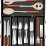 Spaclear Expandable Silverware Drawer Organizer, Utensil Tray for Kitchen