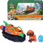 PAW Patrol The Dino Movie Zuma Dino Rescue Hovercraft Toy Vehicle