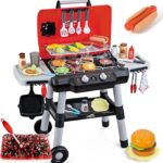 Shemira Kids Play Kitchen Toys, Kids BBQ Grill Playset, Play Grill Toy…