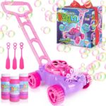 ArtCreativity Bubble Lawn Mower for Toddlers 1-3, Bubble Machine for 1…