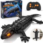 RC Wall Climbing Gecko, Rechargeable Remote Control Robot for Kids