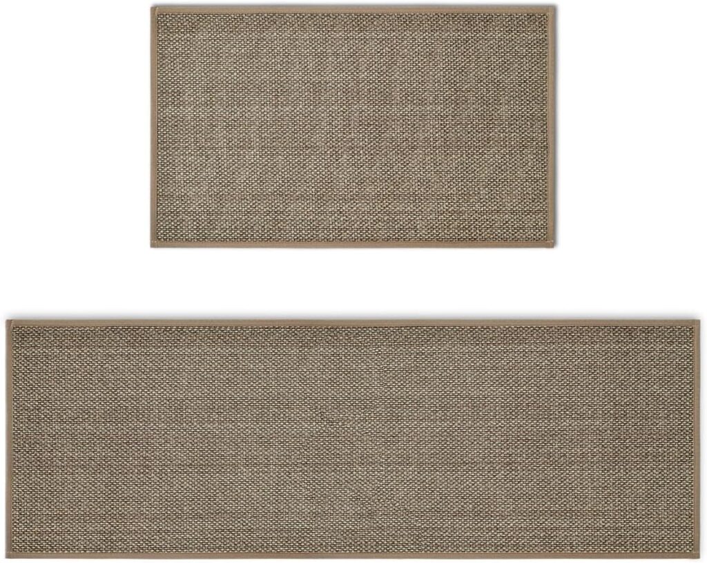 Artoid Mode Non Skid Kitchen Rugs and Mats Set of 2-17×29 + 17×47