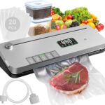 75 Kpa Food Vacuum Sealer Machine, Ideal for Home Kitchen, 20 Bags