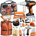 KidBloom Kids Tool Set, Toddler Tool Set with Box, Toys for 3 Year Old…