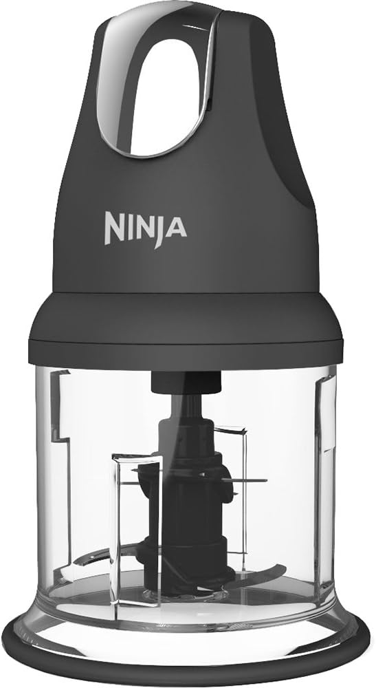 Ninja Food Chopper Express Chop with 200-Watt, 16-Ounce Bowl for Mincing, Chopping, Grinding, Blendi…
