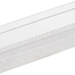Oggi Clear Drawer Organizer – 3″ X 9.5″ – Ideal for Organizing Kitchen Drawers, Office, Desk, Silver…