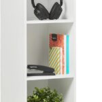 Amazon Basics 3-Cube Bookcase Compatible with Fabric Storage Cube Organizers, Sturdy, Easy to Assemb…