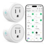GHome Smart Plug, WiFi Smart Plugs that Work with Alexa and Google Home