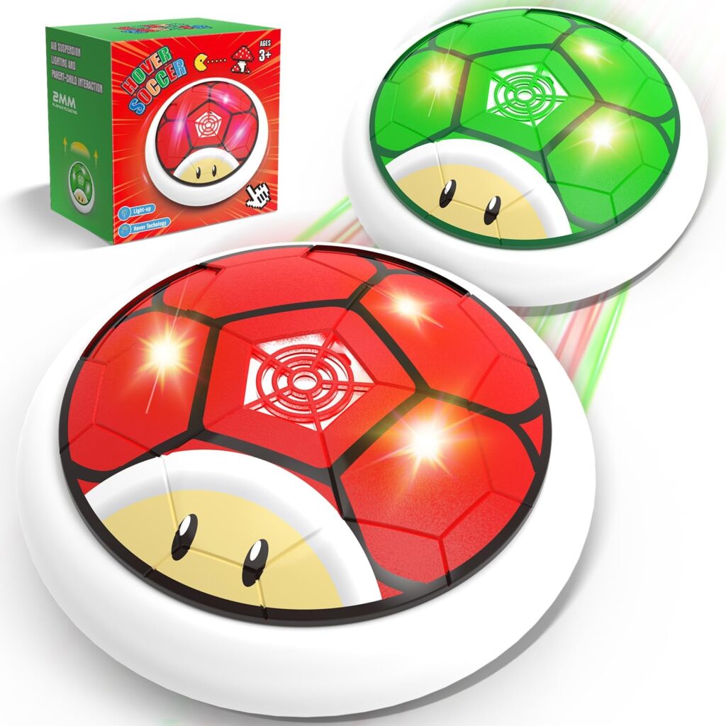 Boy Toys Hover Soccer Ball for Kids 2 LED Soccer Ball Toys Indoor Game…