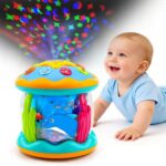 Toddler Toys Ocean Projector Rotating Musical Learning Toys