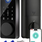 Keyless Entry Door Lock, Fingerprint Smart Deadbolt Lock