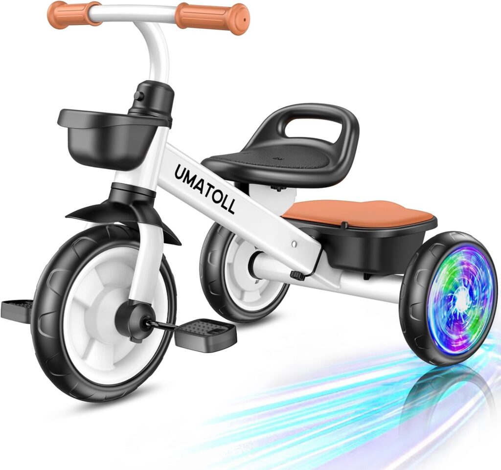 Umatoll Tricycle for Toddlers 2-5 Year Old, Birthday Gift for Boy Girl…