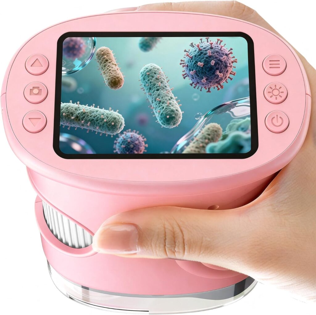1000X Handheld Digital Microscope for Kids: Pocket Microscope with 2.0…