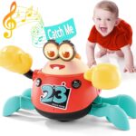 HOLA Interactive Crawling Crab Baby Toy with Voice Recording & Repeat,…