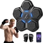 HTM Music Boxing Machine – Smart Bluetooth Boxing Training Machine, Wall-Mounted Punching Trainer wi…