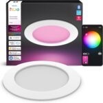 Philips Hue Slim Downlight, Recessed LED Ceiling Light, 1-Pack, White