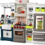 Step2 Elegant Edge Kids Kitchen Playset, Indoor/Outdoor Kitchenette, Interactive Play with Lights an…