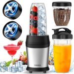 Colarlemo 1200W Smoothie Blender, Personal Kitchen Blender, Ice Crushing