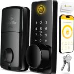 LOCKSTAR® Smart Door Lock • Keyless Entry Deadbolt Door Lock • Multiple Entry Methods – APP • Finger…
